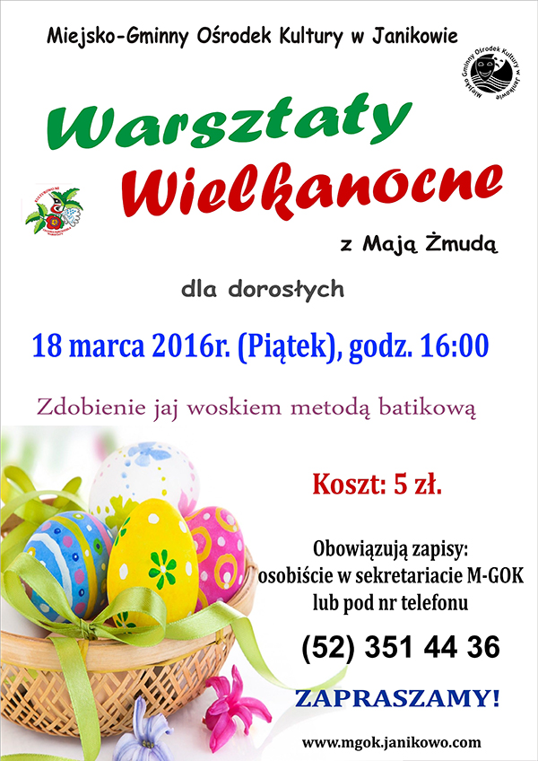 warsztaty dla dorosłych