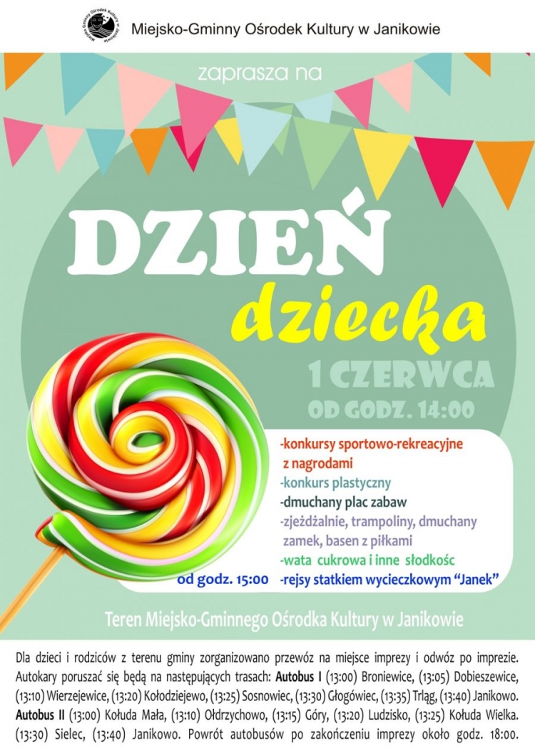 DZIEŃ DZIECKA PLAKAT do druku mały